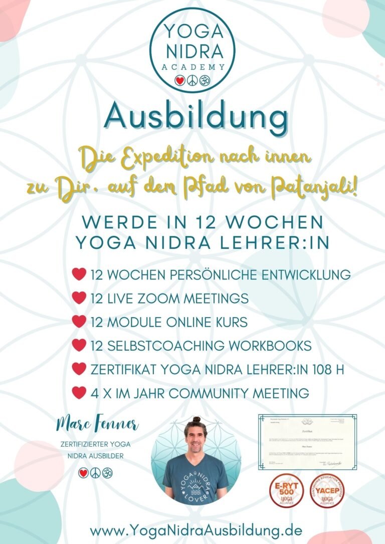 Yoga Nidra Ausbildung by Yoga Nidra Academy mit Marc Fenner
