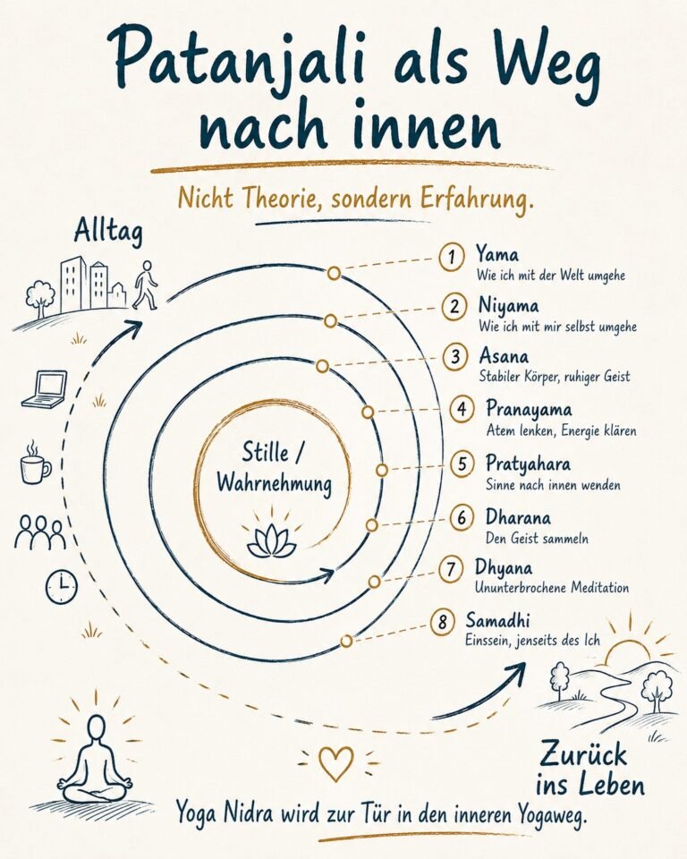 Auf dem Pfad von Patanjali findet die Yoga Nidra Ausbildung mit Marc Fenner statt