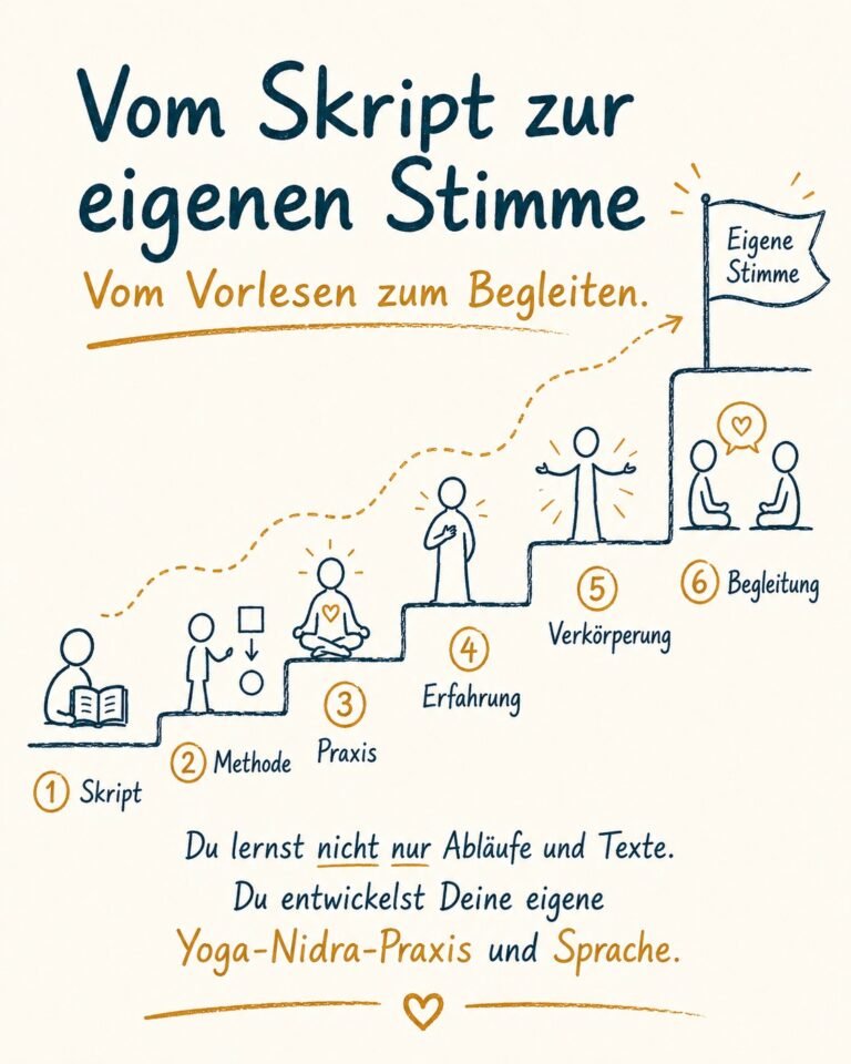 In der Yoga Nidra Ausbildung lernst Du Menschen mit Yoga Nidra zu begleiten