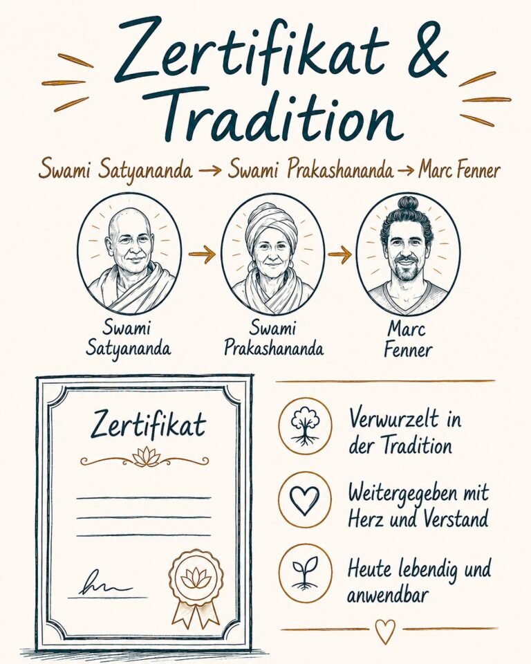 Yoga Nidra in der Satyananda Tradition wird von Marc Fenner in der Yoga Nidra Ausbildung unterrichtet